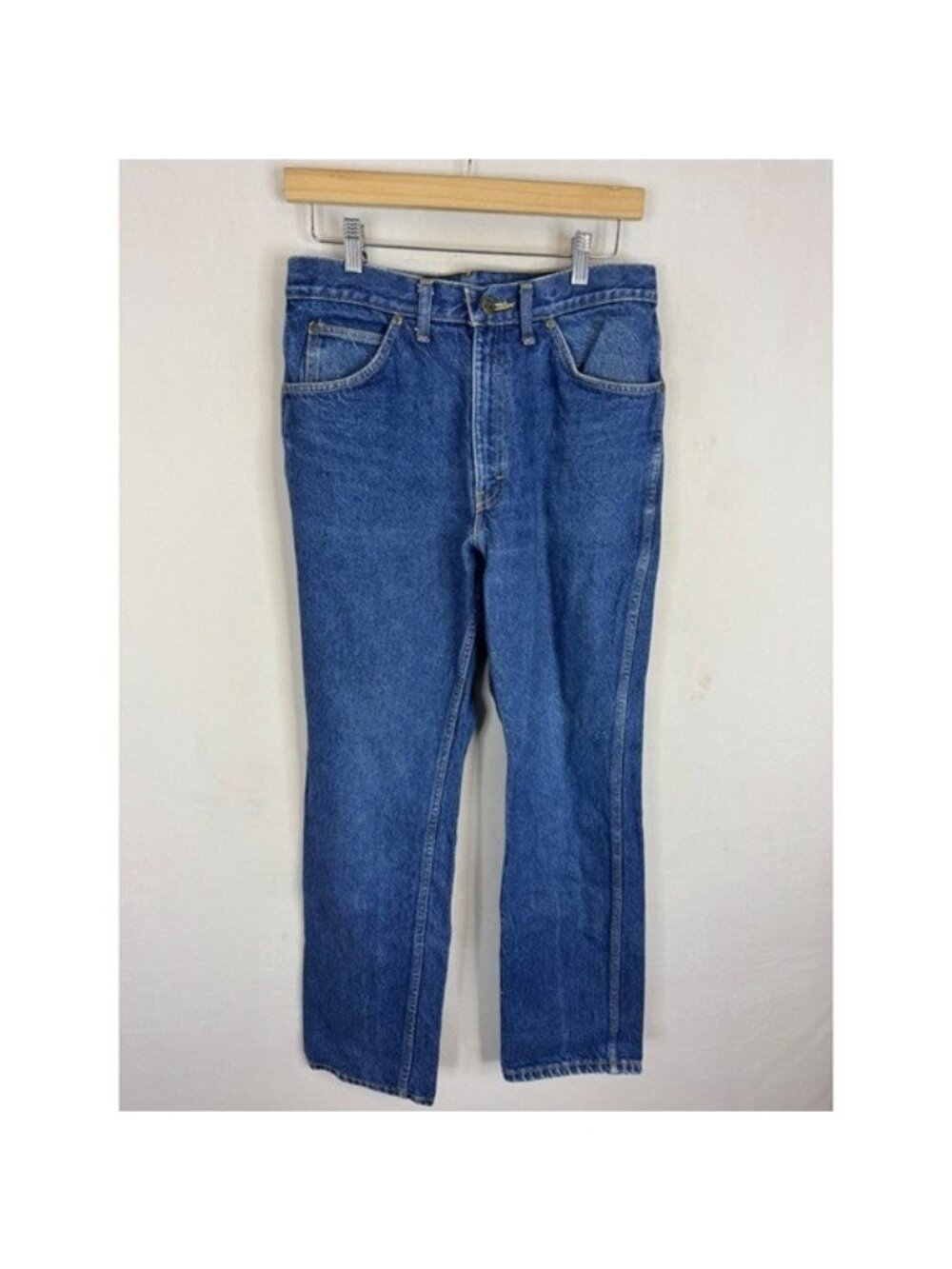 Vintage 90s Lee Straight Leg Blue Denim Jeans 30X31 202-0911